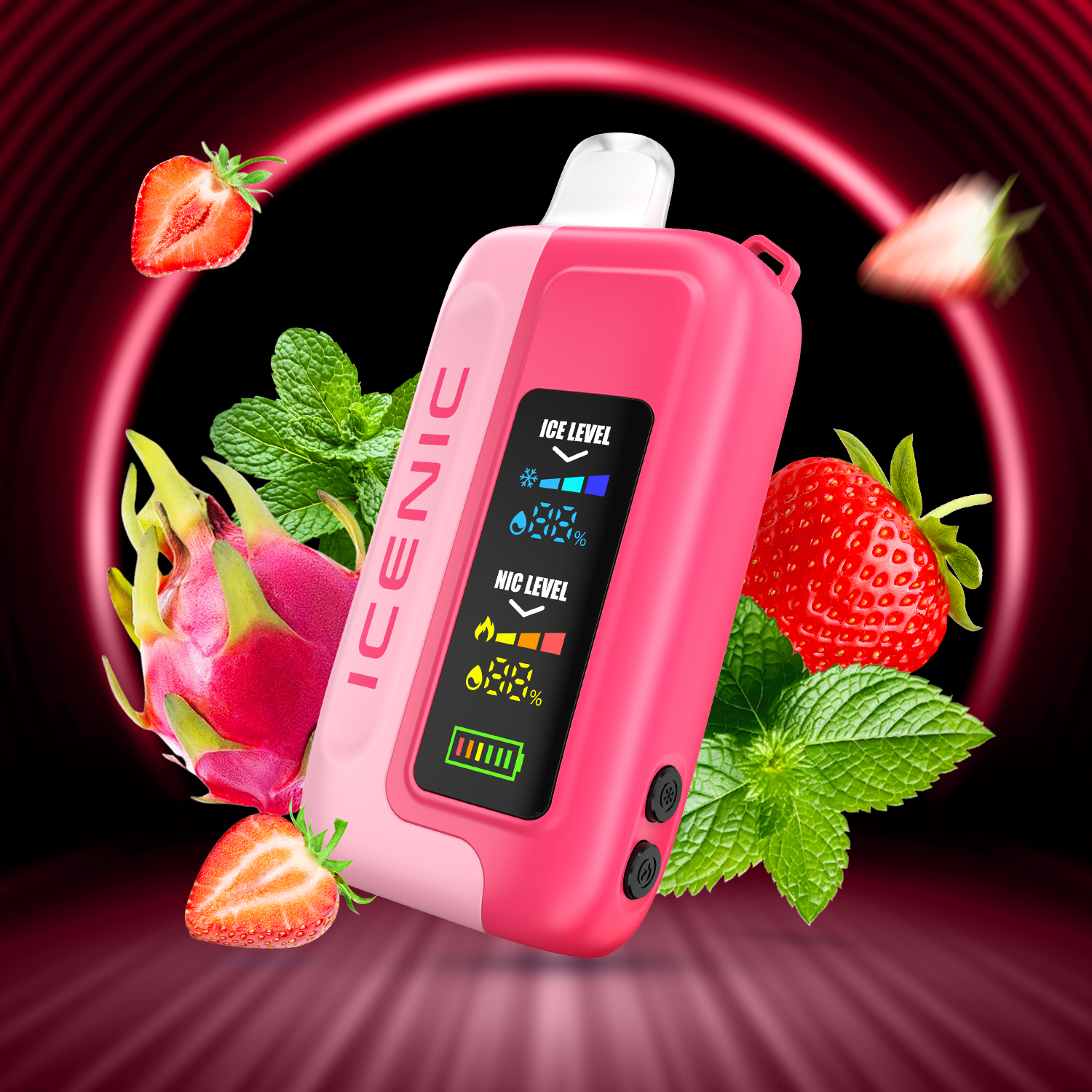 DRAGONFRUIT STRAWBERRY ICE