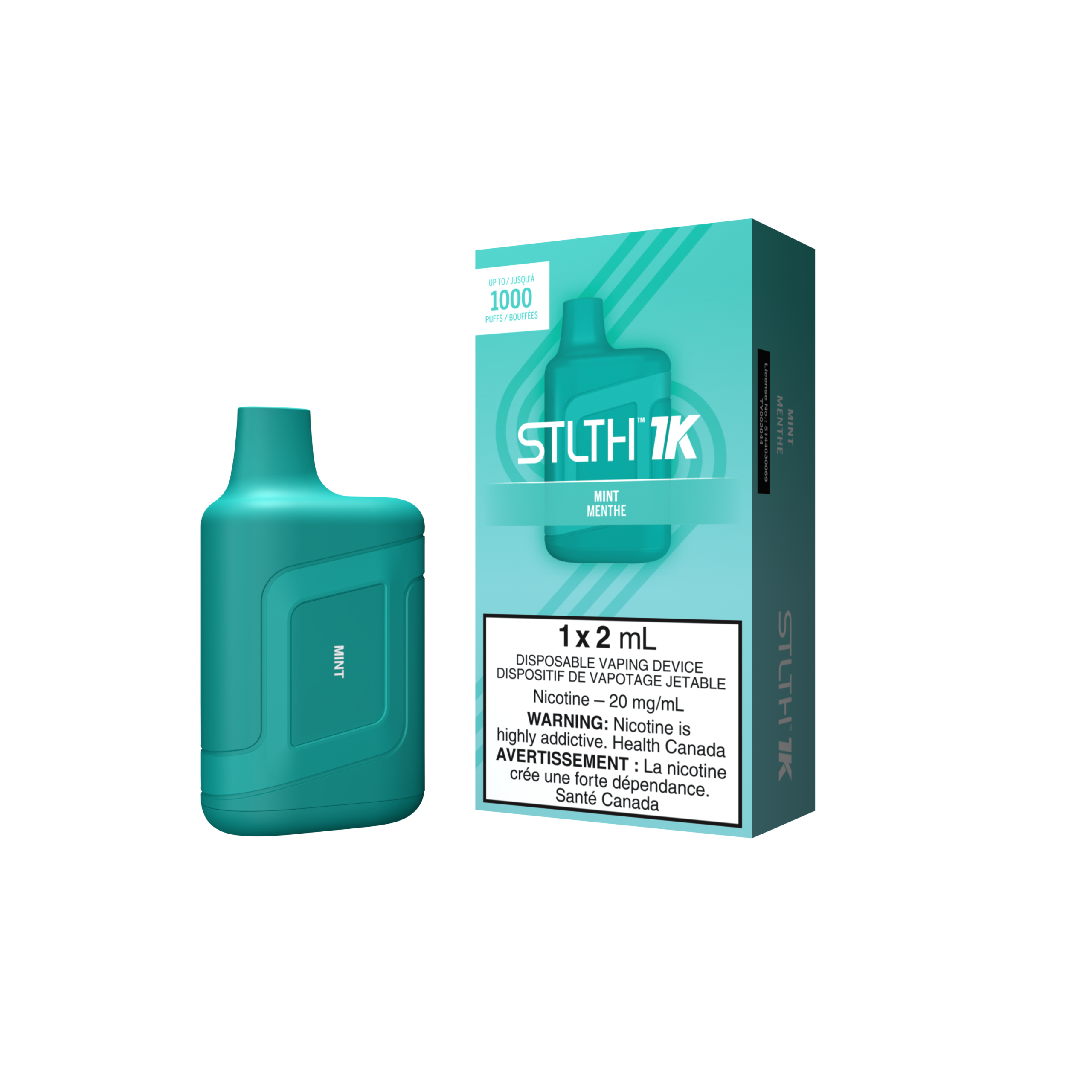 STLTH 1K – DEVICE + KIT PACKAGE – MINT – 20 MG
